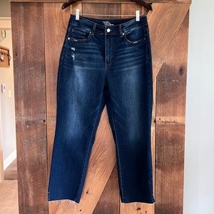 Time & Tru high waisted cropped jeans size 8